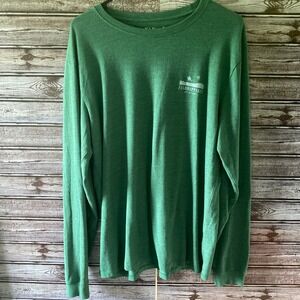 Fish Hippie Co. Men's Long-Sleeved Shirt‎ Size M Green Drift Off Course
